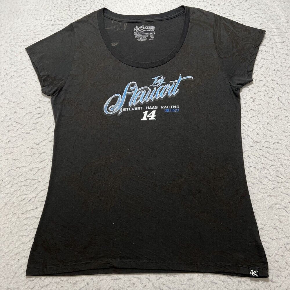 NASCAR Chase Authentics Women's Plus 1X Haas Racing Tony Stewart #14 T Shirt